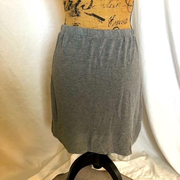 Merona Gray Casual Skirt - Picture 3 of 4